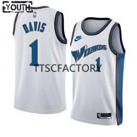 Dres Washington Wizards Johnny Davis 1 Nike 2022-23 Classic Edition Bijela Swingman - Dječji